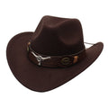 WesternCowgirl Head Felt Hat