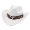 WesternCowgirl Head Felt Hat