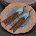 Alloy Tassel Earrings