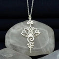 Vintage Lotus Necklace