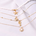 Starfish Shell Layered Necklace