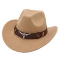 WesternCowgirl Head Felt Hat