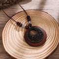 Bohemian Wooden Alloy Necklace