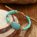 Natural Harmony Turquoise & Opal Bracelet