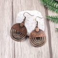 Retro Hollow Alloy Earrings