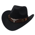 WesternCowgirl Head Felt Hat