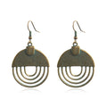 Retro Hollow Alloy Earrings