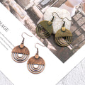 Retro Hollow Alloy Earrings