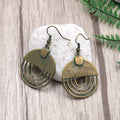 Retro Hollow Alloy Earrings