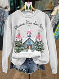 Lovely Christmas Art Print Casual Sweatshirt